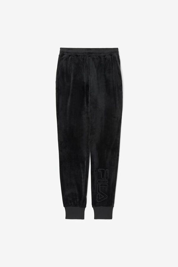 Calca Jogger Fila Homem Pretas - Fila Vinny Velour En Portugal,WHKQ-40276